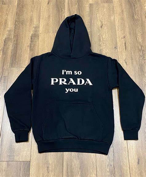 chinatown market i m so prada you hoodie|Chinatown Market Proper I’m So Prada You Puff Print  .